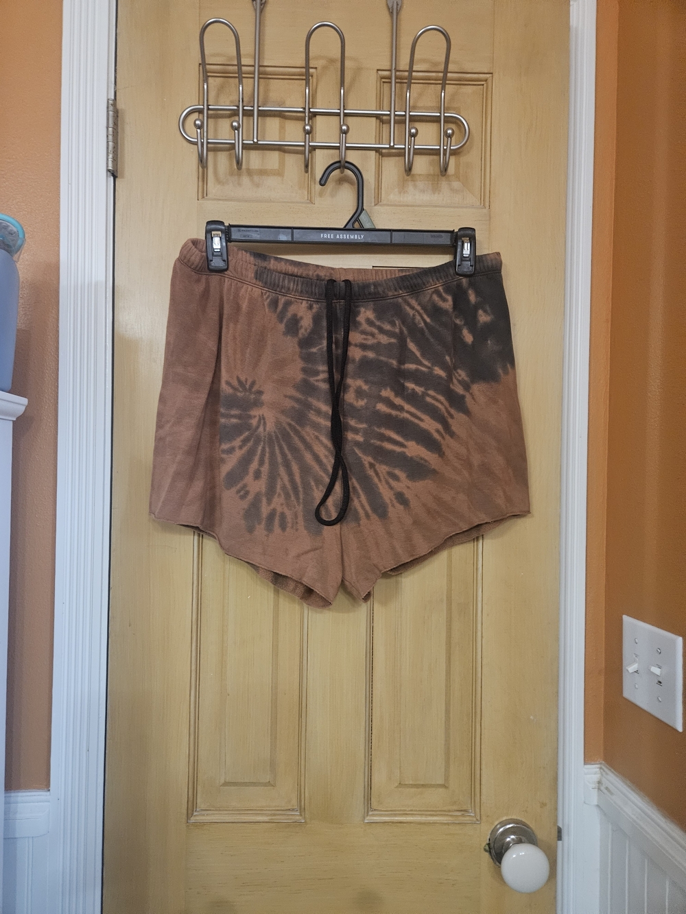Aerie Offline Tie-Dye Brownish Rust & Black Women's Lounge Shorts